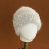 Soft Knit Beanie Hat With Sequin Accent Warm Winter Ear Protection Cap Women Men