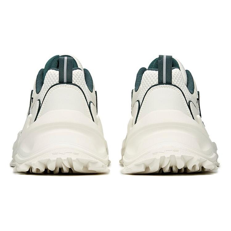 Anta Hot Textile, Synthetic Leather Cushioning Slip Resistant Abrasion Resistant Breathable Low top Chunky Sneakers 912118886-1