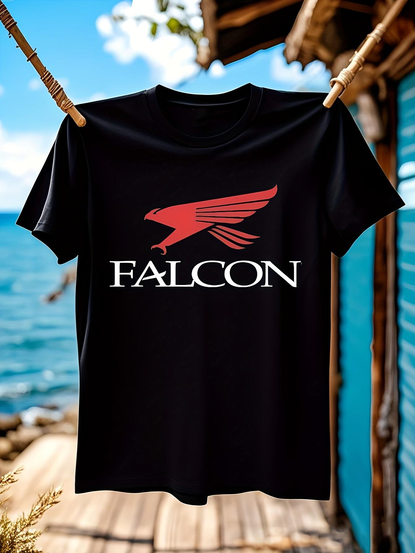 VFA-41 Black Aces Fighter Jet Graphic T-shirt - Aviation Enthusiast Apparel with Red Falcon Print S