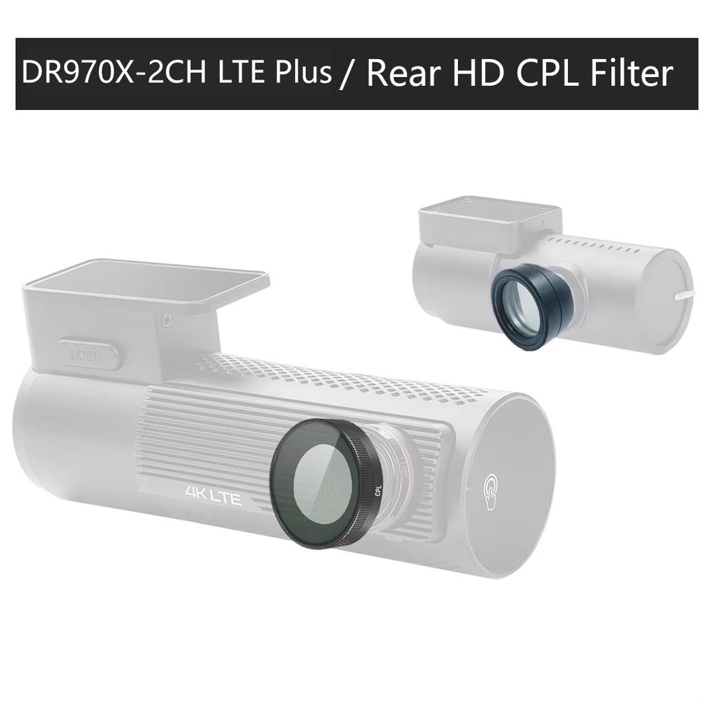 For BLACKVUE Dash Camera DR970X-2CH LTE Plus HD CPL filter Reduce Glare Reflect / Rear Rear Cam CPL