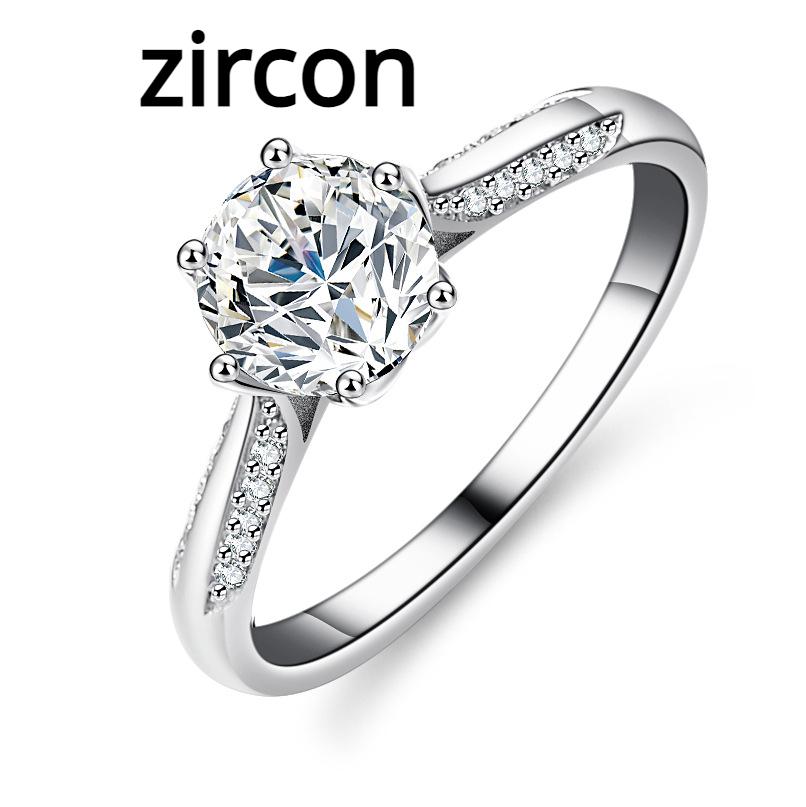 

Кольцо с бриллиантом из муассанита цвета D, свадебное предложение, кольцо из стерлингового серебра с шестью когтями, кольцо с бриллиантом из муассанита, женское изысканное ювелирное изделие, подарок 12