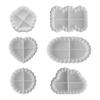 Silicone Resin Moulds Resin Jewelry Dish Mould Multishaped DIY Tray Molds for DIY Epoxy Resin Casting Craft Decorations