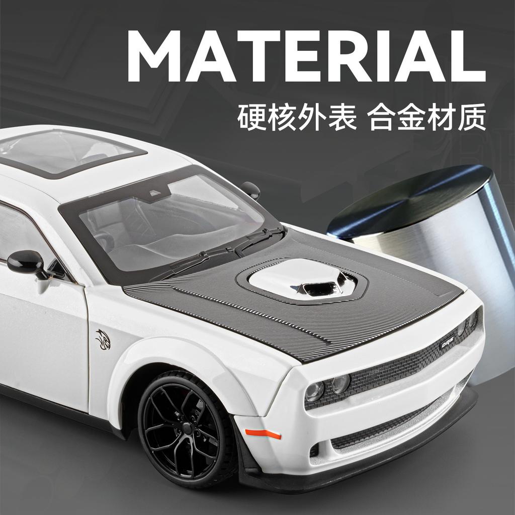 AAZZ1 1:18 Challenger SRT Redeye Hellcat Musle Sports Car Alloy Metal Diecast Model Car Home Trendy & Desktop Display Ornaments