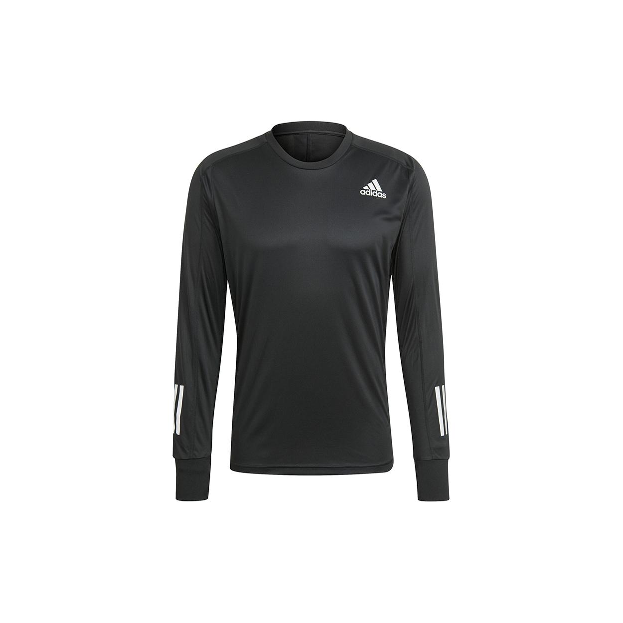 Мужские черные беговые футболки Adidas OTR, средняя посадка, GJ9977 XS