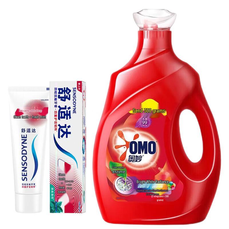 

Набор Sensodyne Зубная паста и OMO Стиральный порошок