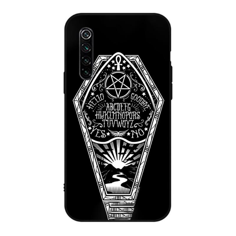 Witches Moon Tarot Wiedźmi Etui na Telefon Dla Realme GT 2 9i 8i 7i Pro X50 X2 C35 C21 C20 C11 C3 Miękkie Czarne Etui na Telefon