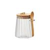 Leakproof Coffee Canister Sealed Grain Storage Canister Multipurpose Glass Sugar Container  Cookie