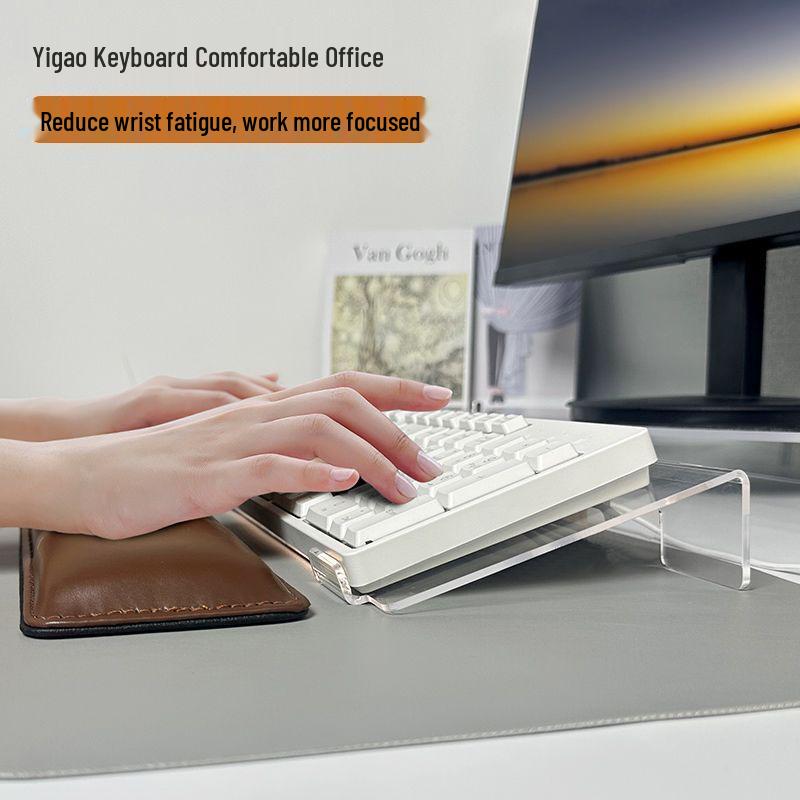 Acrylic Multi-Use Display Stand: Keyboard, Tablet, Magazine, Book, and Phone Holder