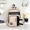 Schoolbag New Ins Trendy Fashion Lightweight Versatile Durable Large-capacity Schoolbag Junior High School Student College Student Backpack