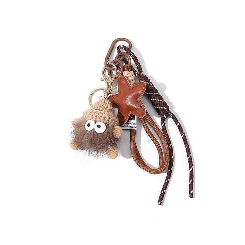 1pcs Bag Pendant Small Coal Ball Exquisite Keychain Camera Bag Pendant Decoration For Girls Cute Fashion Funny Simple Pendant