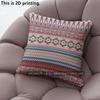 Bohemian Geometric Striped Throw Pillow Covers Pattern Cushion Cover Suitable For Sofa Bedroom Car Pillow Cover