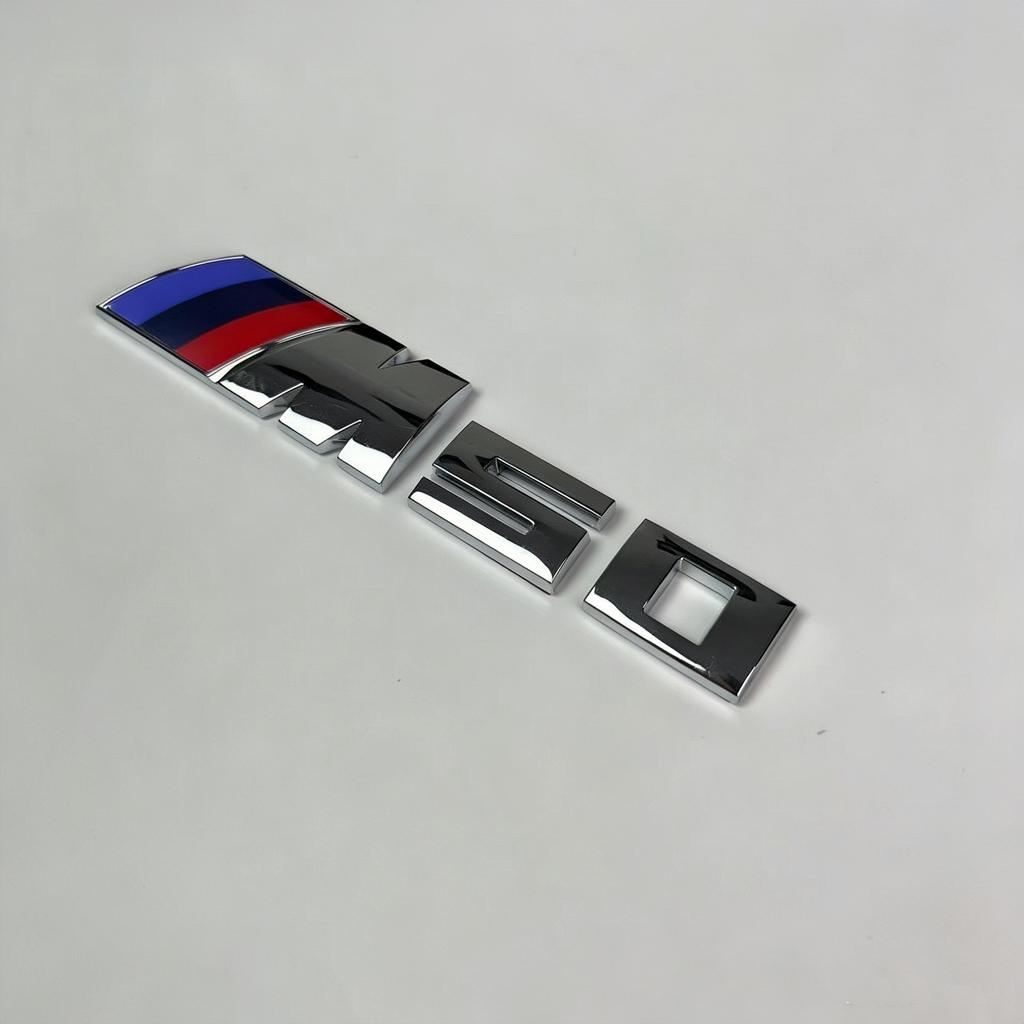 Rear Badge Emblem Letter Sticker For BMW iX3 I4 I7 M50 M60 M70L Car Rear Trunk Logo Decal Auto Exterior Styling Accessories X3 I