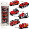Children's Pull-Back Alloy Toy Car Set - School Bus Simulation Model