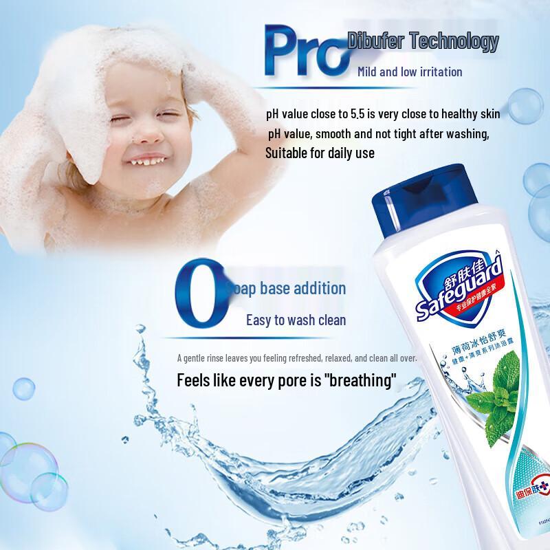 Safeguard Mint Refreshing Shower Gel