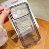 Handyhülle mit Kartenfach für iPhone 17 Pro 16 15 14 13 11 12 Pro Max 17 Air Stoßfest Transparent Silikon Weiche TPU Abdeckung
