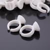 100Pcs Disposable Glue Ring Pallet Holder for Eyelash Extension Tattoo Pigment