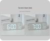 Premium LED Desk Clock: Elegant Silent Alarm for Living Room Tabletop