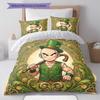 MandalaDragonball Pattern Bedding Quilt Set Quilt Cover Pillowcase Home Decoration Birthday Gift (1 * duvet cover + 2 * pillowcase, without core)