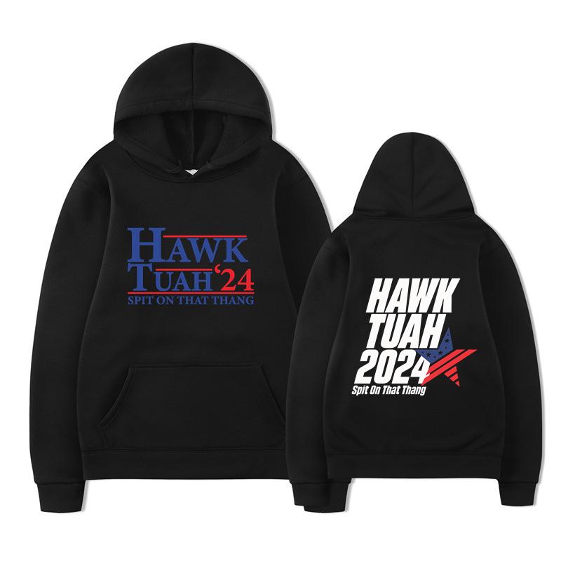 Hawk Tuah Spit on That Thang Hoodies Men Fashion Long Sleeve Sweatshirts Women Casual Harajuku Streetwear Sudaderas