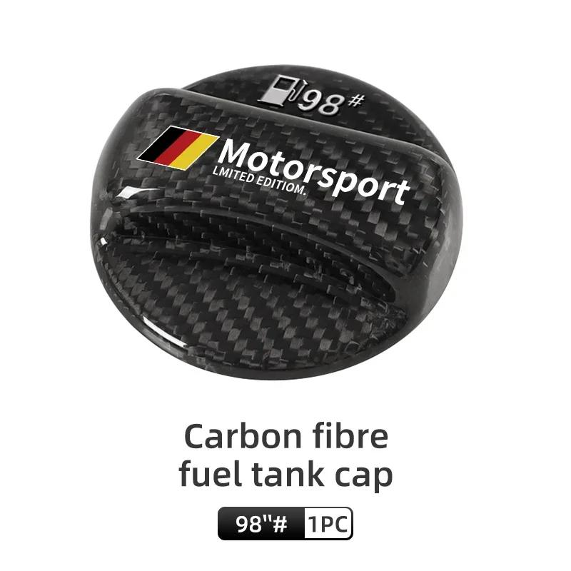 New Automotive Carbon Fibre Petrol Tank Cap Filler Dust Cap #98 #95 For BMW E46 E90 E60 F10 E39 F30 E36 F20 E87 E90 E70 E91