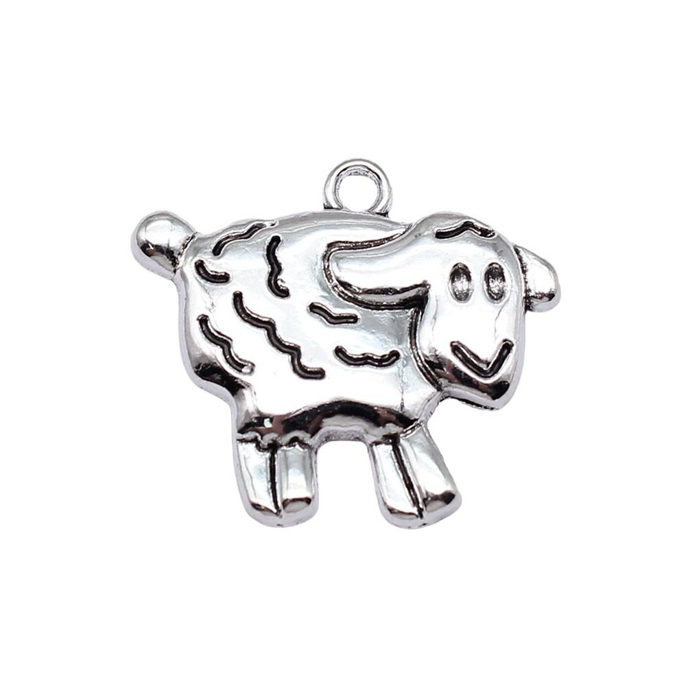 Pig Sheep Cow Mr Rabbit Charms Alloy Pendants For DIY Bracelet Necklace Accessories