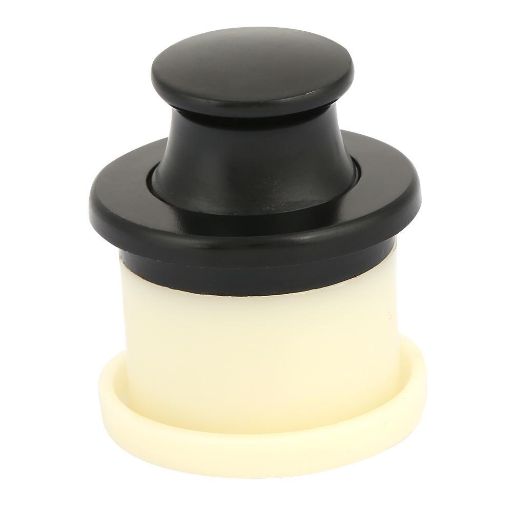 Zinc Alloy Telescopic Door Knob for Embedded Furniture Tatami Cabinet Handle (Black)