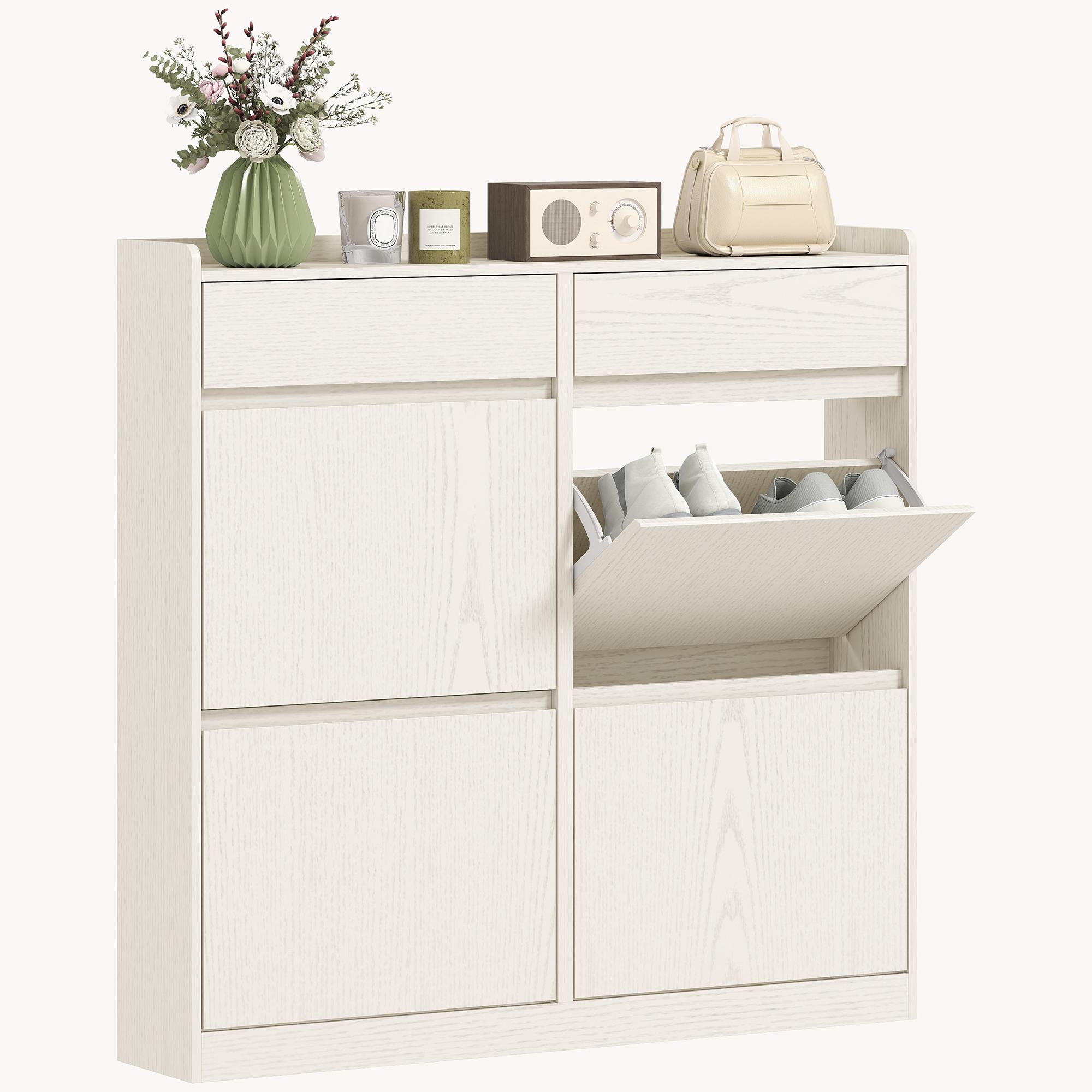 Shoe Cabinet for 8 Pairs with