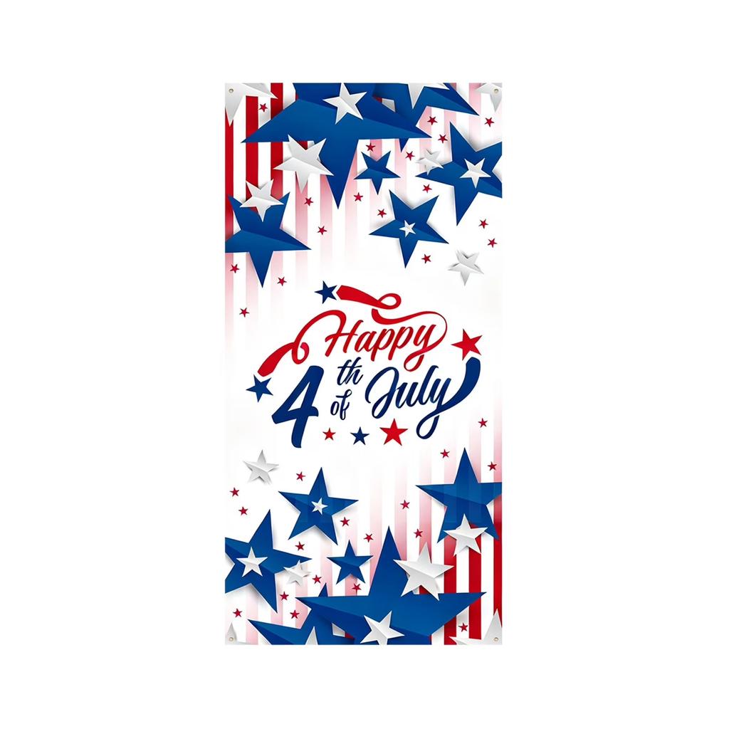 Fourth of July Printed Towel Soft Microfiber Material Lightweight Quick Dry Design for Indoor Outdoor Use