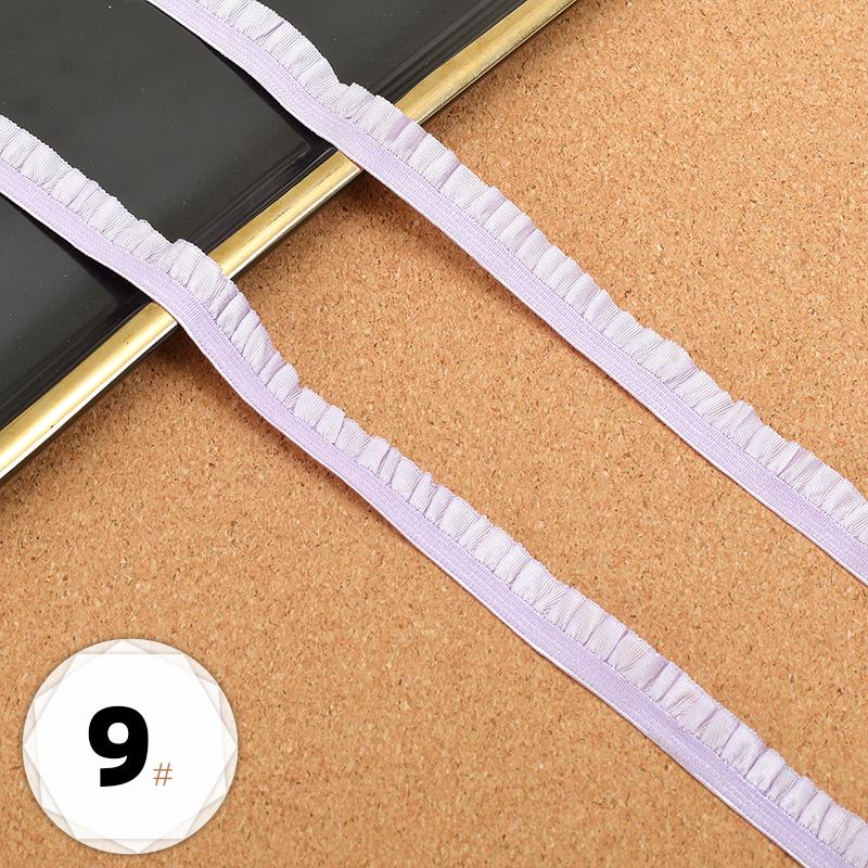 5m Elastic Lace DIY Clothing Neckline Cuff Cloth Strips Clothes Hem Decorative Trim Ribbons Party Dress Decoration Sewing Fabric