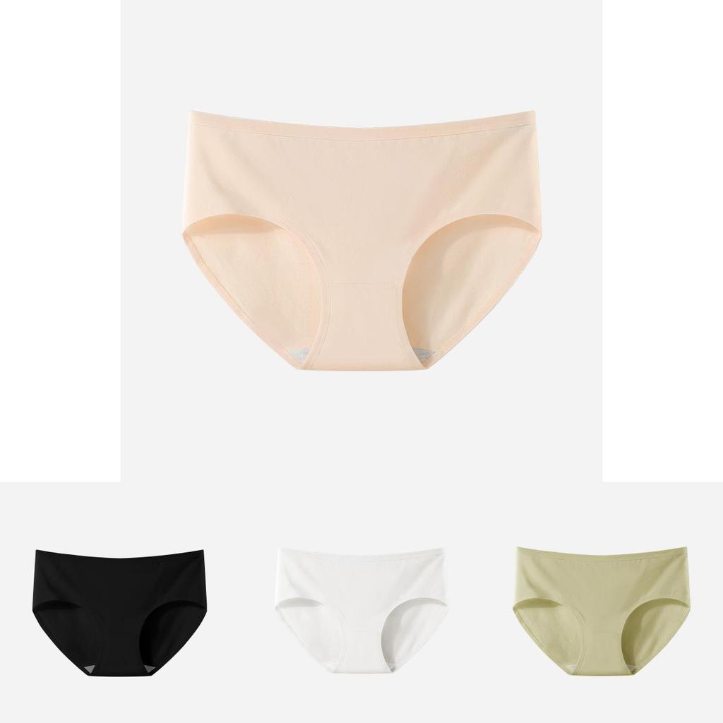 Comfortable Cotton Underwear For Women Mid-rise Breathable Seamless Summer Style