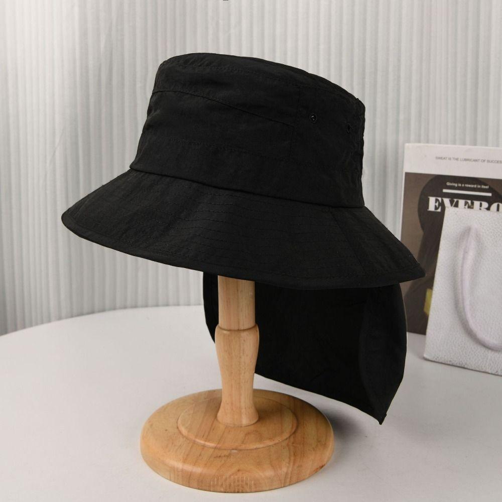 UPF 50+ Foldable Bucket Hat Waterproof Wide Brim Sun Hat Lightweight Anti-UV Fishman Hat  Unisex