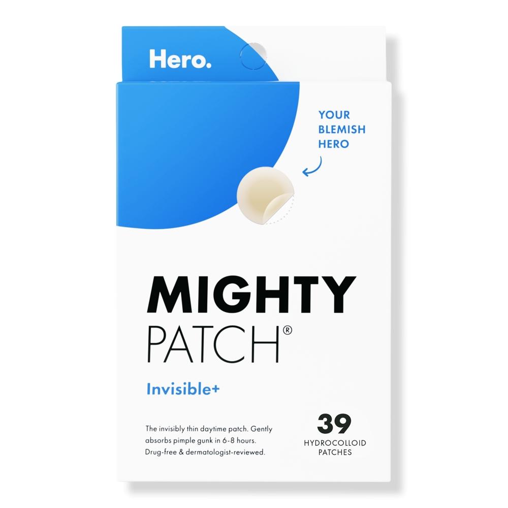 

Hero Cosmetics Mighty Patch Invisible+ Дневные гидроколлоидные патчи от прыщей и прыщей 39 карат