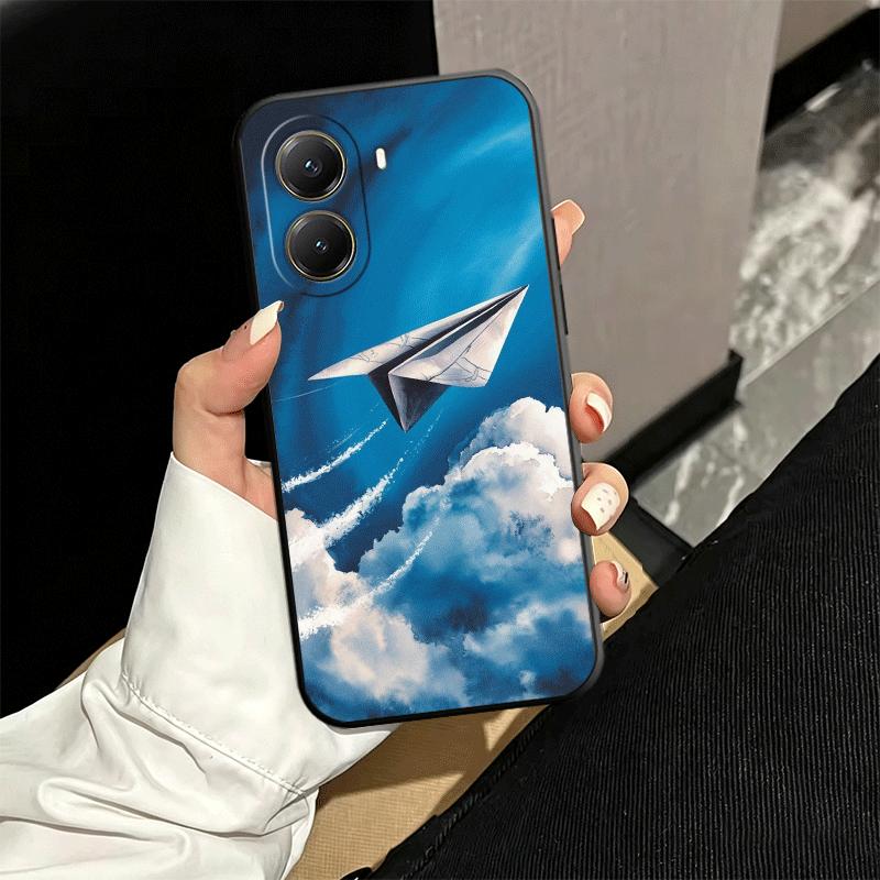 

Paper Airplane Boat Dream Soft Phone Case for Xiaomi Poco X5 X6 X7 X8 Pro Max X3 F7 F8 Ultra M8 M7 M6 M5 Redmi 15 15C 14C 13C 12 Xiaomi Poco X4 Gt