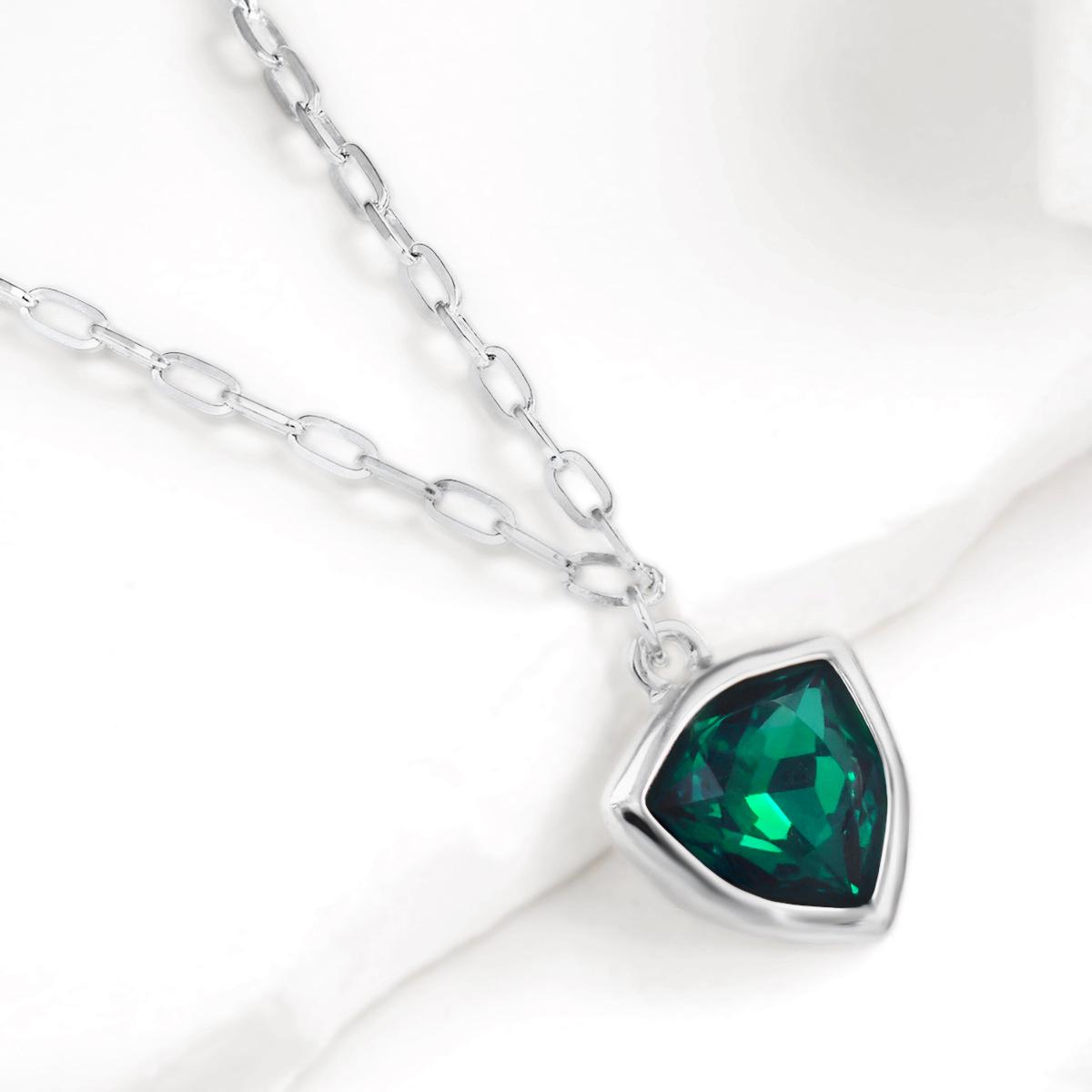 UNOde50 Heart Crystal Necklace Sweater Chain with Spanish Style