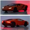 1:32 Lamborghini LP770 Automodell-Spielzeug, mit Ton und Licht, zurückziehbares Auto, Zinklegierung, Spielzeug für Kinder, Jungen, Mädchen, Geschenk