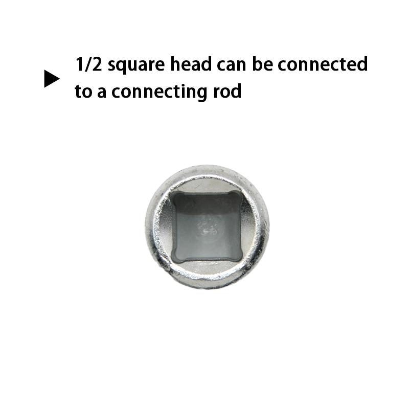 Composite Inner Four Square Head Pagoda Wrench 10-21mm Valve Pump Disassembly Ratchet Step Wrench Radiator Valve Tool Accessory