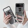 Trendy Brand Thousand Bird Pattern Mickey Bear Is Suitable for Samsung ZFlip7/5 Folding Screen Mobile Phone Case ZFlip6/4 Protective Case