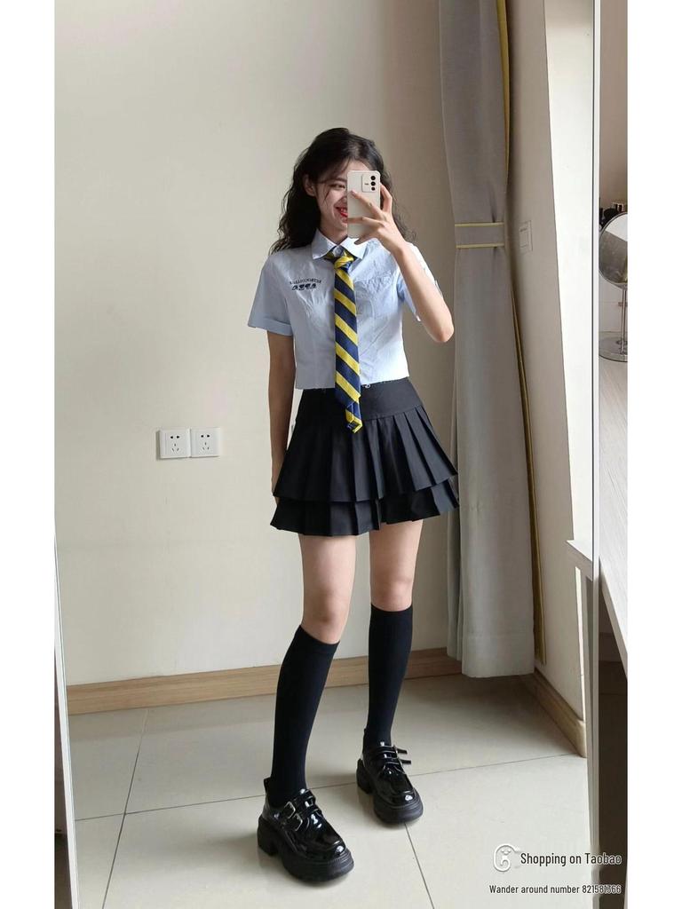 0jk Korean College Style Women's Socks, Calf and Knee-High, Big Polka Dots