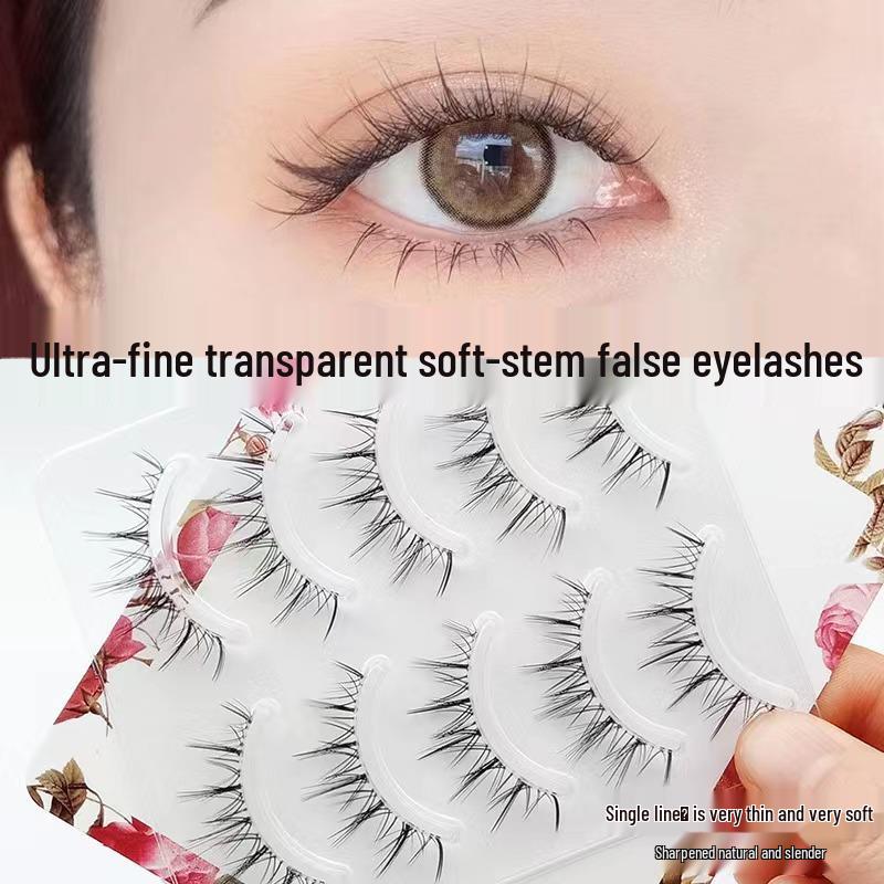 

DFY-7 Transparent Soft Stem Comic A-Type Irregular Fairy Eyelashes