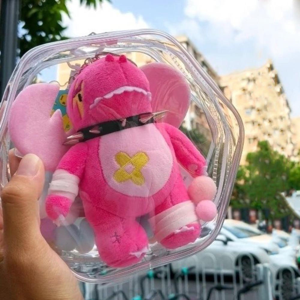 

Clear Cotton Doll Outing Bag Portable Cotton Doll Display Bag Kids Girls Toys чорний