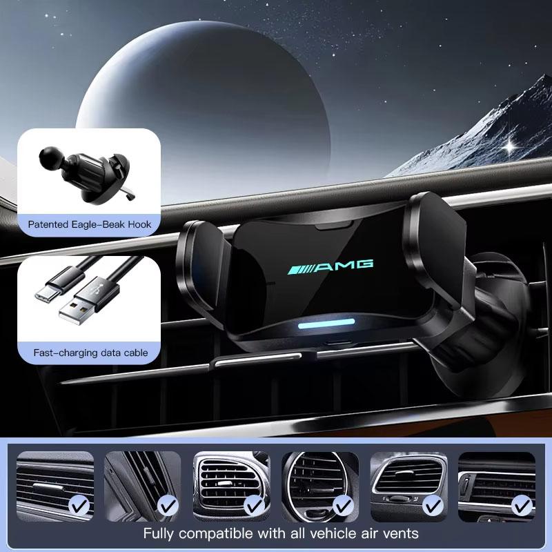 Mercedes Benz For Mercedes Benz AMG W203 W206 W220 W205 W211  W212 Car Specific Bracket Auto Navigation Phone Holder Tire Valve. WMG0
