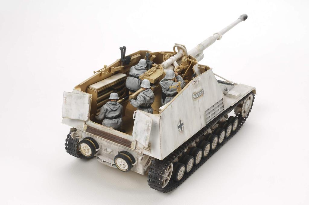 Tamiya Military Miniature Series German Army Heavy Gun Nashorn Plastic Model 35335 1/35 No.335 Anti-Tank Self-Propelled