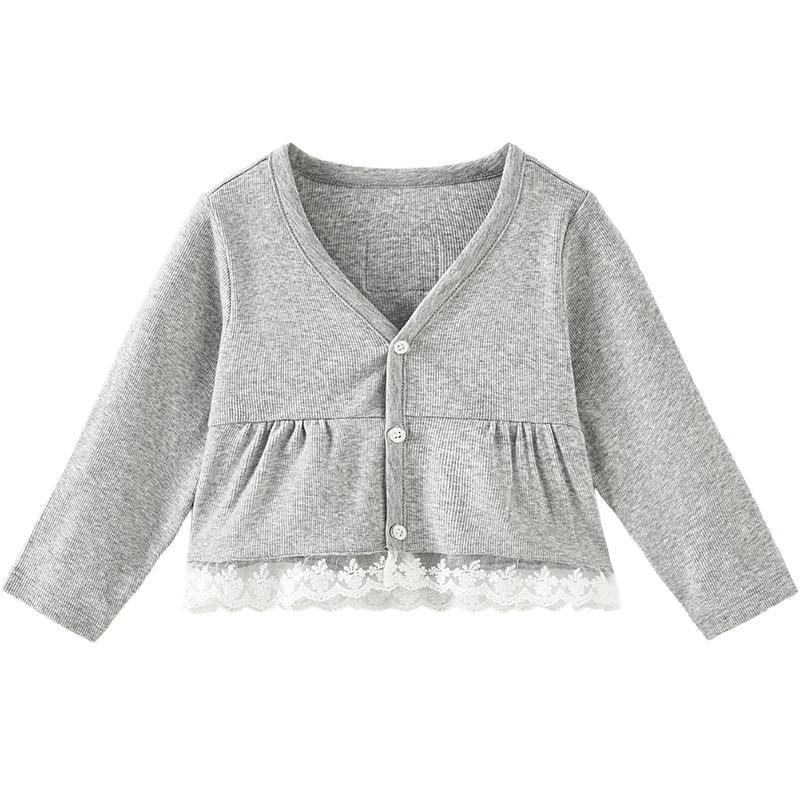 TONGTAI Girls' V-Neck Knit Cardigan