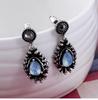 Elegant European Zirconia Water Drop Earrings for Women - Luxury Bridal Studs