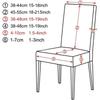 Elastic Restaurant Chair Cover Elastic Thickened Jacquard Chair Cover Living Room Universal Chair Cover Minimalist Chair Cover