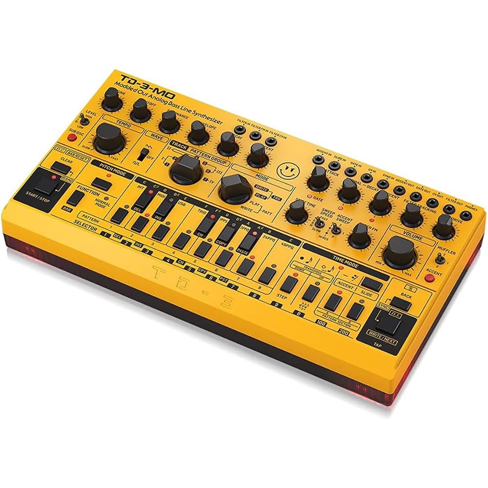 Behringer Analog Baseline Synthesizer Modded Out Model USB/DIN MIDI Compatible VCF MIDI CC Contro...