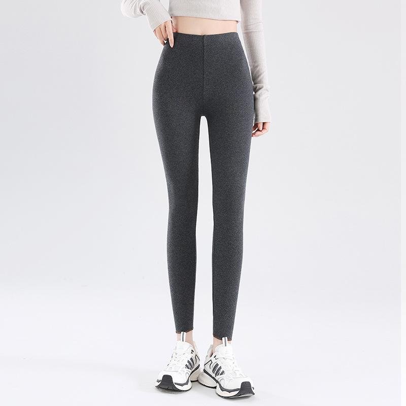 

Women s Gray Leggings: New Autumn/Winter 2025, Plus Velvet Warm, Slim-Fit, No Lines, Outdoor Wear, Cotton. XL [115-125 lbs]