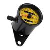 Bike Speedometer Universal - Qiilu Motorcycle Odometer Speedometer Gauge with Indicator 60mm Mini Speedometer Mechanical Bike Meter