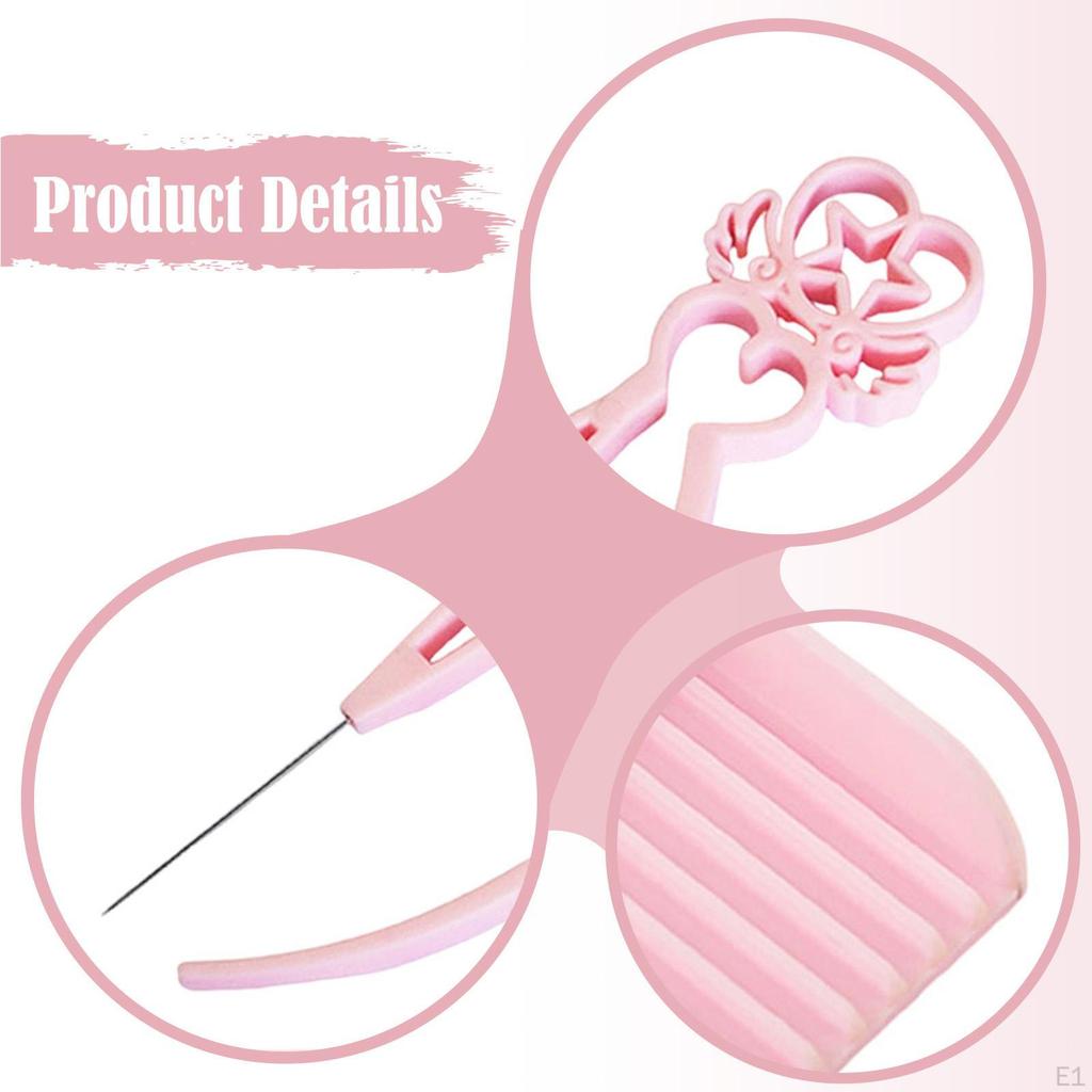 Beads Picking Tray Kit Sorting Saving for Iron Enthusiasts Pink DIY Crafts User