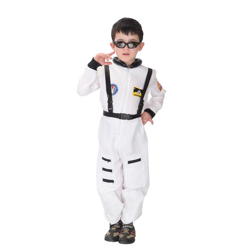 Bright Astronaut Orange Suit And Stylish Pilot Outfit For Kids Age 17 And Under